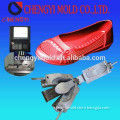 2014 popular pvc air blowing casual shoes mould for women's shoe